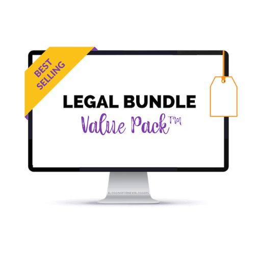 Legal Bundle Value Pack - best-selling course for bloggers