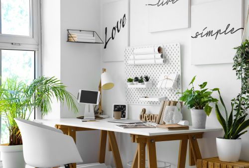 Modern home office setup