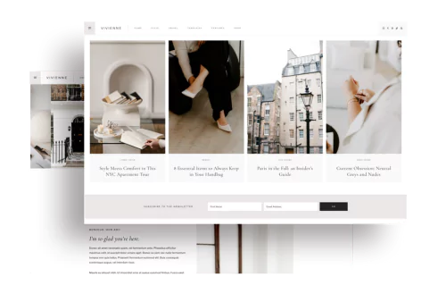 Feminine WordPress themes for Kadence and Genesis.